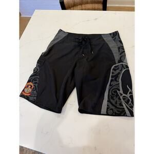 Vintage Quiksilver Exclusive Big Wave in Memory of Eddie Aikau Surf BOARD Shorts